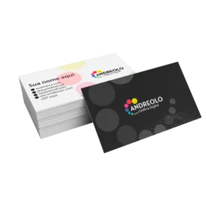 Cartão de Visita em Couché Brilho