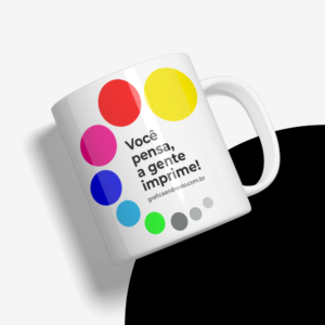 Caneca de Polímero para Sublimação Branca  Personalizada