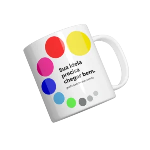 Caneca de Polímero para Sublimação Branca  Personalizada
