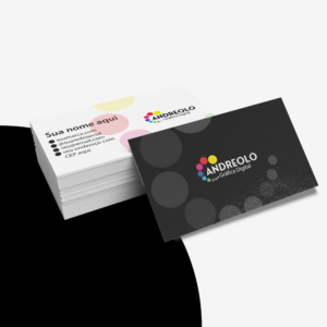 Cartão de Visita em Couché Brilho