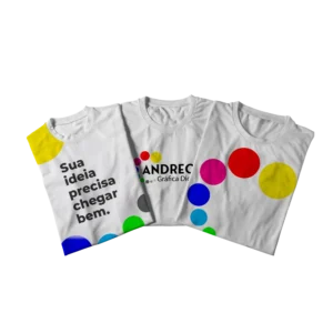 Camisetas Algodão Branca Personalizada SILK SCREEN