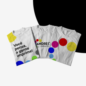 Camisetas Algodão Branca Personalizada SILK SCREEN