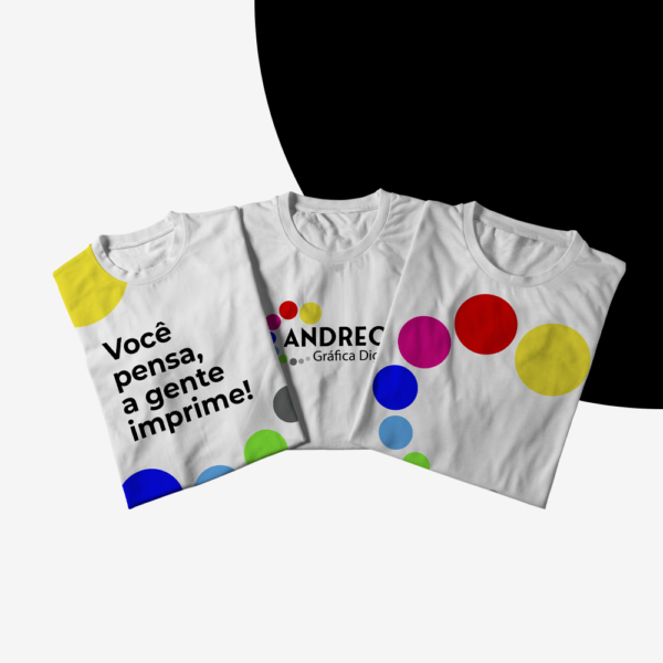 Camisetas Algodão Branca Personalizada SILK SCREEN