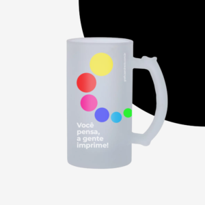 Caneca de Vidro Personalizada Chopp 475 ml - FOSCA
